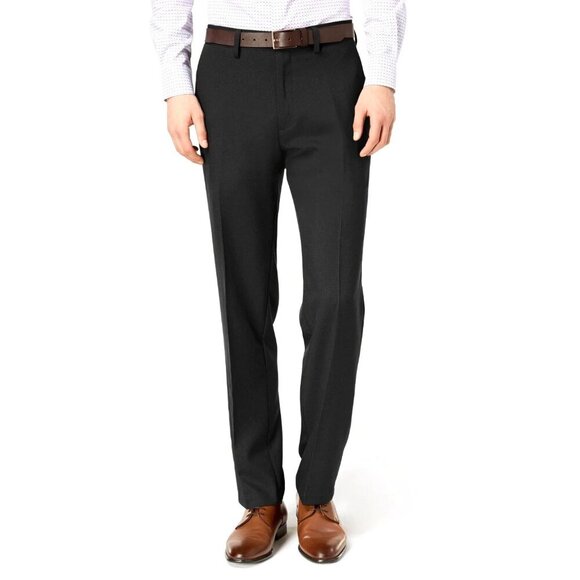 NEW Kenneth Cole Reaction Men's 32W X 30L Modern Fit Black Suit Pants Flex - Picture 1 of 7